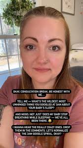 ✨ 3AM Google Searches: New Parent Edition ✨, We’ve all panicked about  breathing, but I’m talking about the truly unhinged ones., (You know...  like, “Can babies dream about me?” or “Will white noise ...