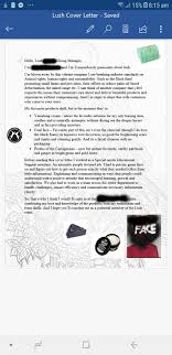 Is it finally time for cover letters to die? Cover Letter Approval Sorry Needed To Delete And Repost As I D Forgot To Censor My Face R Lushcosmetics