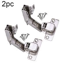You can fix gappy kitchen cabinet doors using just a screwdriver to adjust the screws in the hinge. Diy Materials 2 Pc X 165 Degree Kitchen Cabinet Cupboard Pie Cut Concealed Corner Door Hinge Tcasoluciones Com