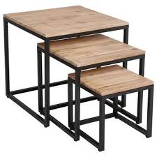Combiné a bois pas cher. Set De 3 Table Basses Gigognes Carrees Brooke Pas Cher C Est Sur Conforama Fr Large Choix Prix Discount Table Basse Gigogne Table Basse Table Basse Bois