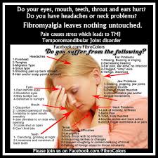 Fibro Effects On Head Mouth Neck Eyes Teeth Ears Throat Fibromyalgia Awareness Chronic Fatigue Fibromyalgia Symptoms