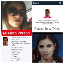 Missing Person Maria de Los Angeles Gonzalez Herrera in Michoacán Mexico