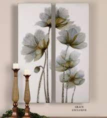 Create unique & inspiring spaces with trending artwork at everyday low prices. Uttermost Floral Glow Floral Art Set 2 Floral Art Silver Wall Art Floral Wall Art