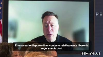 Musk: “Meno regolamentazioni per le nuove tecnologie, non come in Ue”