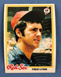 Fred Lynn 1978 Topps Baseball Card # 320 Vintage Original Authentic EC234