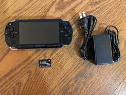 Sony Psp 1000 Modded Black Handheld Console 1gb Cfw Over 1200 Installed Games Handheld Sony Psp