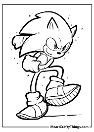 sonic the hedgehog coloring pages 100 free 2022