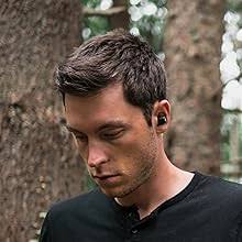 Amazon.com: Rowkin Ascent Charge+ True Wireless Earbuds Headphones: 50+  Hours Bluetooth 5 Smallest Earphones & Qi Charging Case. Deep Bass Sound  Headset, Mic & Noise Reduction for Android Samsung & iPhone (Black) :