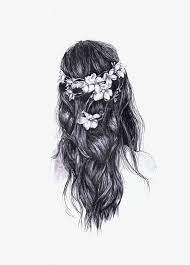 Literary Girl Back How To Draw Hair Tumblr Drawings Crown Art