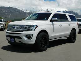 2019 Ford Expedition Max Platinum Lifted Expedition Platinum Max 4x4 Suv Custom New Wheels Tires Leather Nav Roof Ford Expedition 2019 Ford Ford Suv