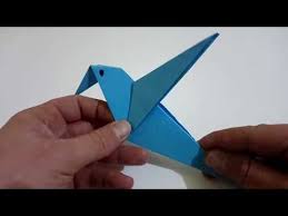 Kagittan Kus Yapimi Origami Kus Youtube Origami Kus Elisi Fikirleri