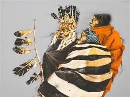 Artwork By Paul Pletka Medicine Hat Made Of Lithograph American Art Native Art Artist