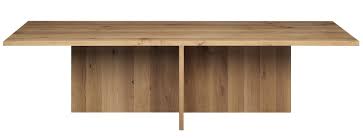 The dimensions of the top are 40w x 72l. Contemporary Table Ta18 Zehn E15 Oak Solid Wood Oiled Wood