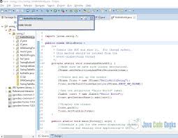 Java Swing Application Example Examples Java Code Geeks 2019