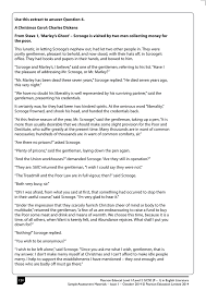 Exemplars A Christmas Carol Edexcel