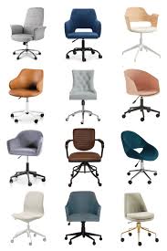 This modern office chair is perfect for a home office with the gray, stain resistant upholstered seat and back cushions that chair with wheels: 25 Best Upholstered Office Chairs On Wheels Tlc Interiors