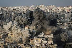 Records exist indicating continuous habitation at the site for Idf Destroys Multi Story Building In Gaza City