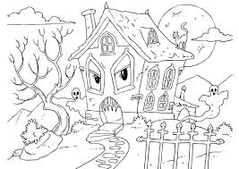 Figures of mutant robots are represented in the lego bionicle coloring pages. Coloring Page House Of Horror Free Printable Coloring Pages Img 23003