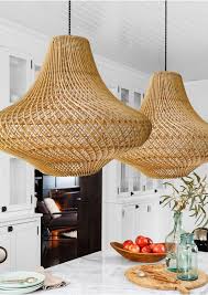 Pasadena Rattan Pendant Light Natural Woven Lighting Etsy In 2020 Rattan Pendant Light Wicker Pendant Light Pendant Light