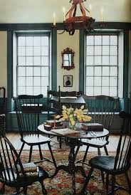 Nice Colonial Look And Great Windsor Chairs Colonial Living Room Colonial Dining Room Colonial House Interior