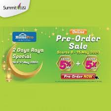 Set your favorite watch areas, keep yourself updated for the property prices at the areas. 8 17 May 2020 Homepro Online Pre Order Sale At Summit Usj Everydayonsales Com