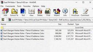 Soal Ulangan Harian K 13 Kelas 1 Tema 6 Dan Kunci Jawaban Sekolahdasar Net