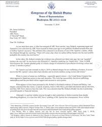 The group produces deceptively edited videos of its undercover operations. Report House Minority Leader Mccarthy Is Accusing Abc News Of Endangering Minors By Spiking Jeffrey Epstein Story In 2015 Tvnewser