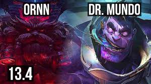 ORNN vs DR. MUNDO (TOP) | 1.6M mastery, 12/2/7, 800+ games, Legendary | EUW  Diamond | 13.4 - YouTube