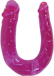 Kinx Mini Double Dong Double Ended Bendable Jelly Dildo Purple -  TheAdultShop.com