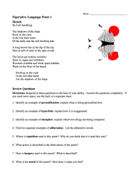 Your answers suggest that you completed all of the required reading for the assignment, including. Figurative Language Poem 1 Sketch Fill Online Printable Fillable Blank Pdffiller