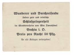 Vechta IN Oldenburg - Overnight Wanderheim - 50 Pfennig Without Year -  #20583 | eBay