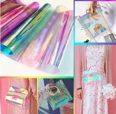A4 Transparent Rainbow Film Pvc Laser Illusion Film Paper Diy Etsy In 2021 Pvc Fabric Vinyl Fabric Mirrors Film