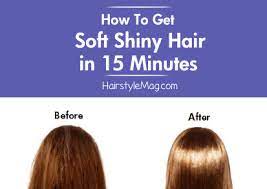 Packed with vitamin b5 and d, curd makes your hair strong, shiny and smooth. How To Get Soft Shiny Hair In 15 Minutes Hairstyle Mag Shiny Hair Healthy Shiny Hair Soft Silky Hair Diy