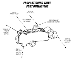 Proportioning Valve Kit Side Mount Gm Master Cylinder Ac Delco Type