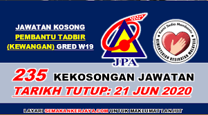 If the company you work is actively involved in international trade, you have to speak to prospective. 235 Kekosongan Sebagai Pembantu Tadbir Kewangan Gred W19
