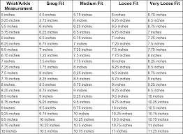 Bracelet Anklet And Necklace Sizing Chart Sunkissed