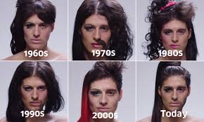 If you have long hair but you're bored with your look, you may be tempted to go for a chop. Genderfluid Model Showcases Male And Female Beauty Looks From The Last 50 Years Daily Mail Online