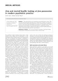 Https Www Cambridge Org Core Services Aop Cambridge Core Content View 0012dff288fa8958c7a52cab2f29b679 S1758320900003942a Pdf Jinn And Mental Health Looking At Jinn Possession In Modern Psychiatric Practice Pdf
