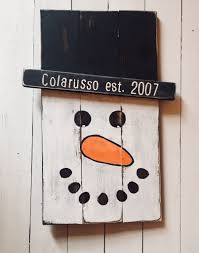 Snowman Wood Sign Etsy Wood Signs Painted Wood Signs Christmas Wood