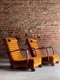 Art Deco Streamline Lounge Chairs By Heals Of London 1930s Set Of 2 For Sale At Pamono Art Deco Chair Art Deco Interior Living Room Art Deco Interior