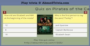 Trivia quiz quiz which has been attempted 438 times by avid quiz takers. Trivia Quiz Quiz On Pirates Of The Caribbean