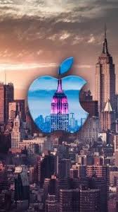 Iphone Iphone6s Wallpaper Big Apple New York Apple Logo Wallpaper Android Wallpaper Iphone 6s Wallpaper