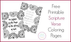 Take a deep breath and relax with these free mandala coloring pages just for the adults. Free Printable Scripture Verse Coloring Pages What Mommy Does