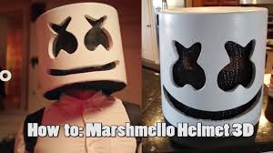 In this video, embroidery of marshmello on a face mask is shown.#marshmello #marshmelloindia ##marshmellodrawing #marshmellomask. How To Create Dj Marshmello Helmet 3d With Lighting On Budget Youtube