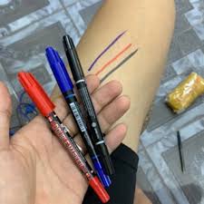 Hình xăm bằng cách này sẽ kéo dài khoảng một ngày rồi sẽ mờ đi. But Váº½ Tren Da Lau Khong Troi Dung Cho XÄƒm Hinh Va Ä'á»‹nh Hinh Phun XÄƒm Kim LÄƒn Innisfreeshop Vn