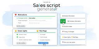 The free Sales Script builder goes international