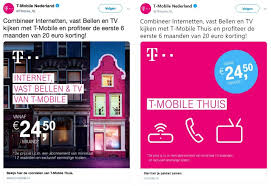 Is dat één abonnement met één contract? Welke Campagne Van T Mobile Trekt Meer Aandacht A Of B Frankwatching