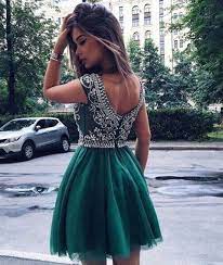 This is a great online shop, offering a very big selection of different dresses in various colors. Green A Line Round Neck Tulle Short Prom Dress Green Homecoming Dress Green Homecoming Dresses Prom Dresses Sleeveless Green Prom Dress