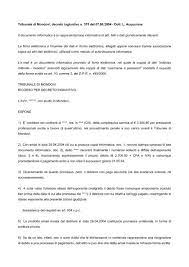 Colui che propone opposizione al decreto ingiuntivo assume la veste di attore; Ricorso Per Decreto Ingiuntivo Sentenza Del Tribunale Globaltrust