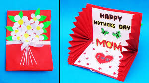 This page provides you with the mother's day printable cards you need to show how much you appreciate your mother through the year. Beautiful Mother S Day Card Idea Handmade Greeting Card For Mom Diy Mother S Day Pop Up Card Youtube